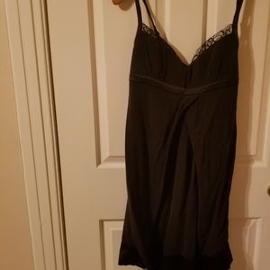 BEBE BLACK 100% SILK DRESS
